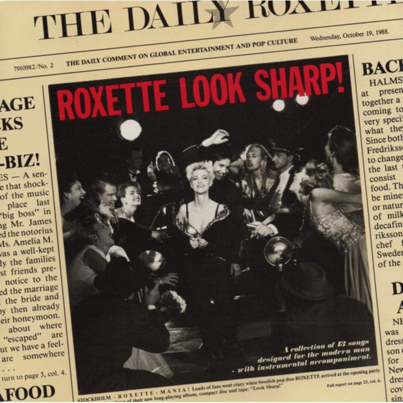 Roxette – Look Sharp! (CD, Album) (Very Good Plus (VG+))