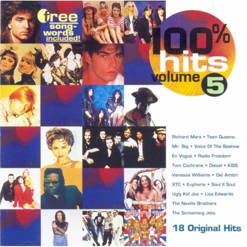 Various – 100% Hits Volume 5 (CD, Comp) (Fair (F))