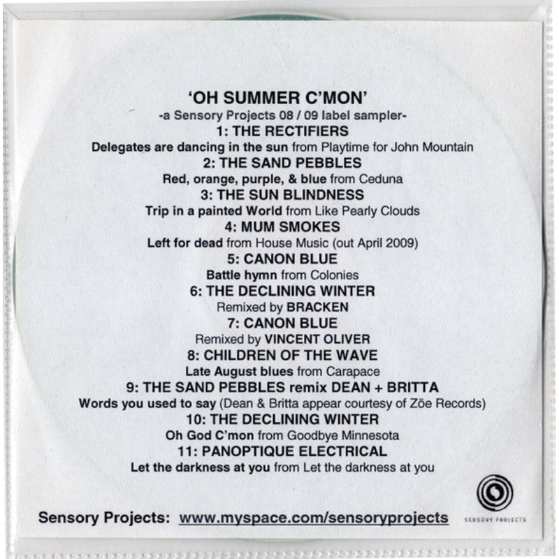 Various – Oh Summer C’mon (CDr, Promo) (Very Good Plus (VG+))