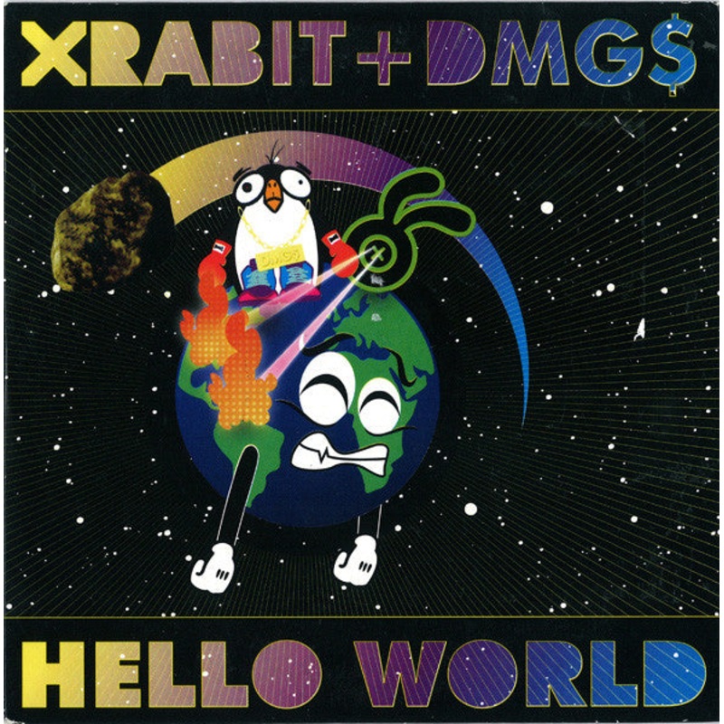 Xrabit + DMG$ – Hello World (CD, Album, Promo) (Very Good Plus (VG+))