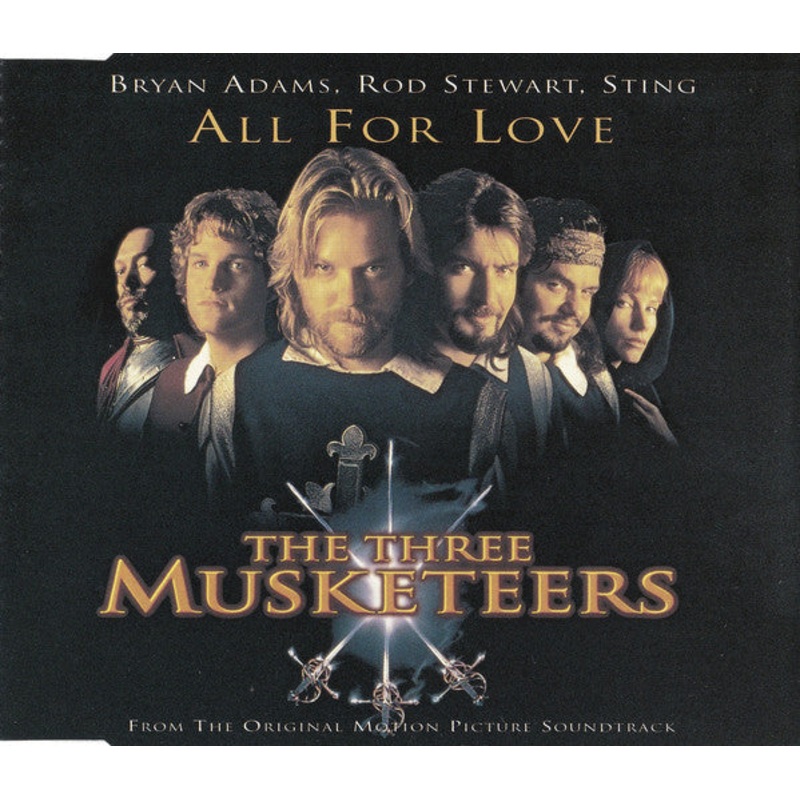 Bryan Adams, Rod Stewart, Sting – All For Love (CD, Maxi, Son) (Very Good (VG))
