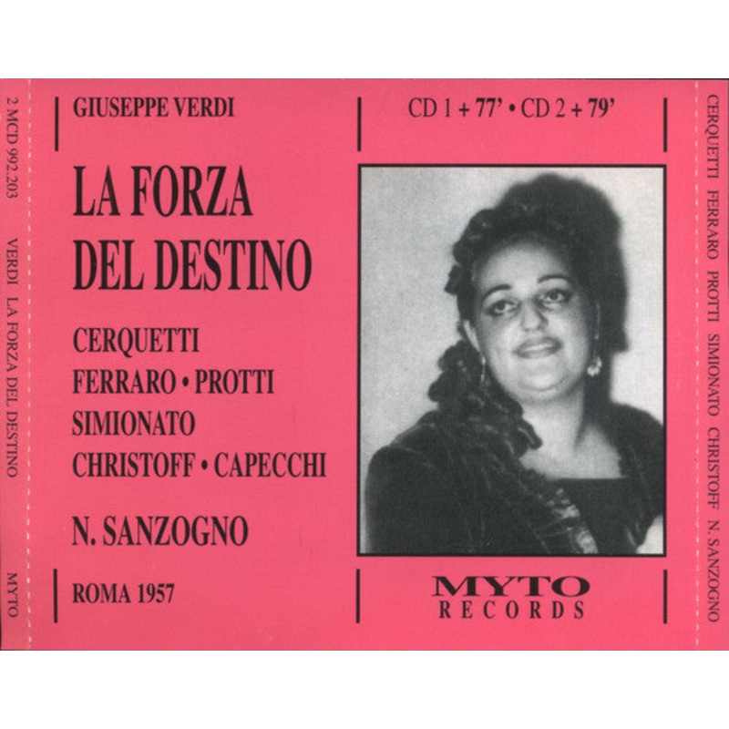 Giuseppe Verdi – La Forza Del Destino (2xCD, Album) (Mint (M))