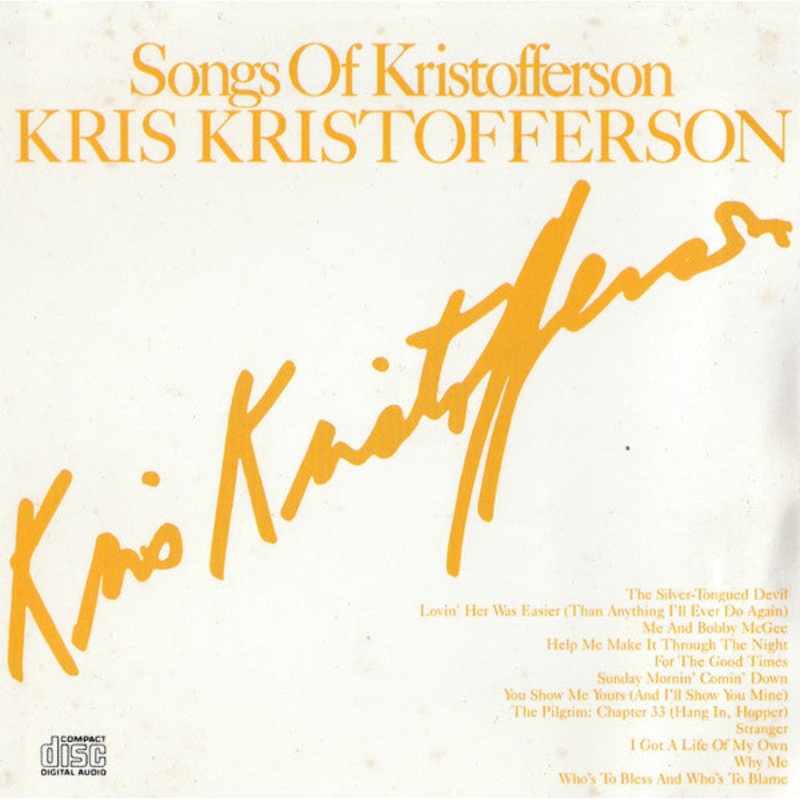 Kris Kristofferson – Songs Of Kristofferson (CD, Comp, RE) (Very Good Plus (VG+))