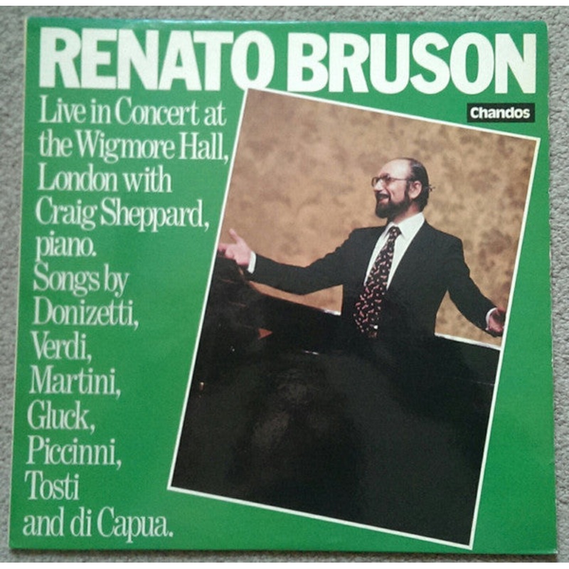 Renato Bruson, Craig Sheppard – Live At The Wigmore Hall (LP) (Very Good Plus (VG+))