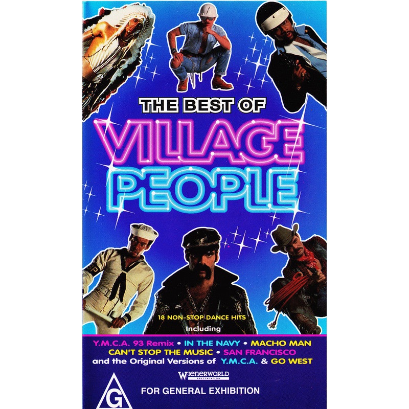 Village People – The Best Of  (VHS) (Very Good Plus (VG+))