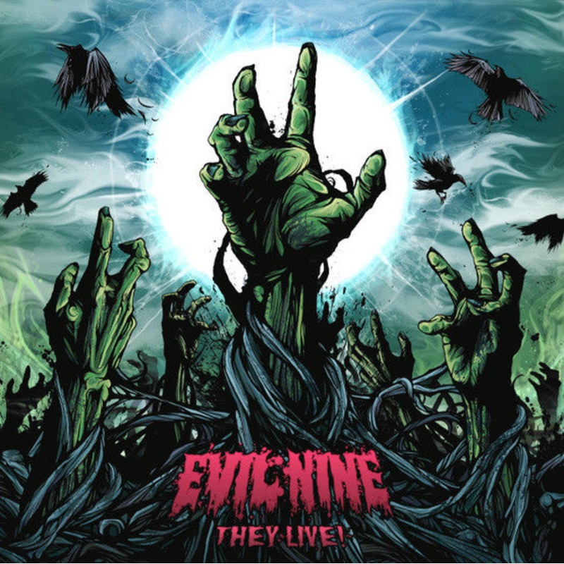 Evil Nine – They Live! (CD, Album) (Very Good Plus (VG+))