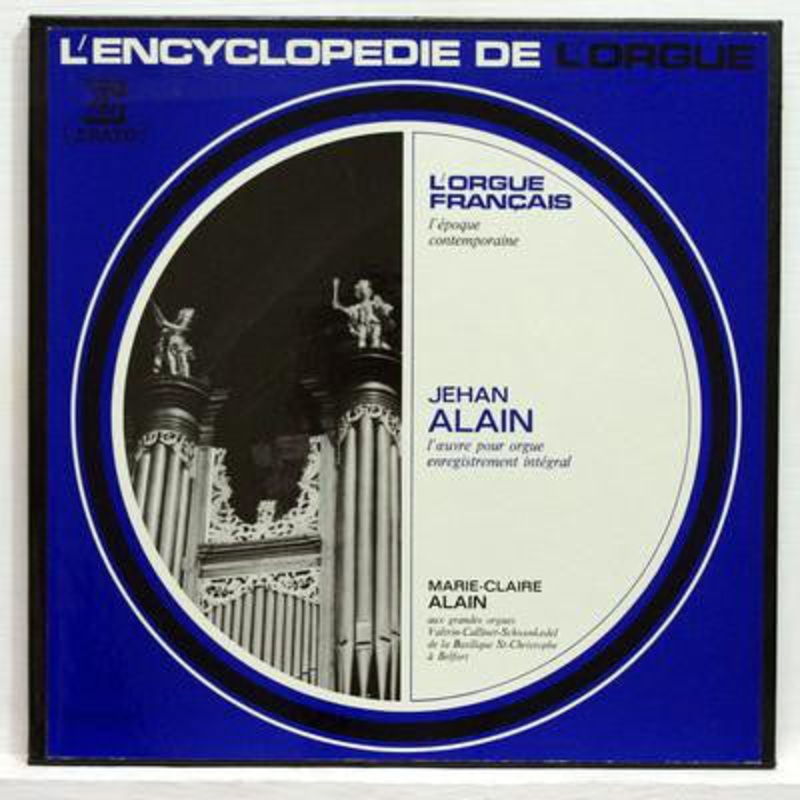 Jehan Alain  Marie-Claire Alain – Luvre Pour Orgue  Enregistrement Intgral (Box + 3xLP) (Very Good Plus (VG+))