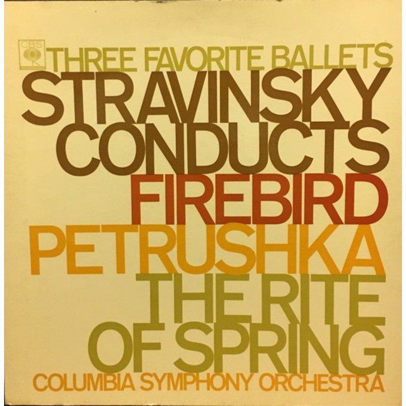 Stravinsky*, Columbia Symphony Orchestra – Three Favorite Ballets: Stravinsky Conducts Firebird, Petrushka, The Rite Of Spring (3xLP, Mono) (Very Good Plus (VG+))