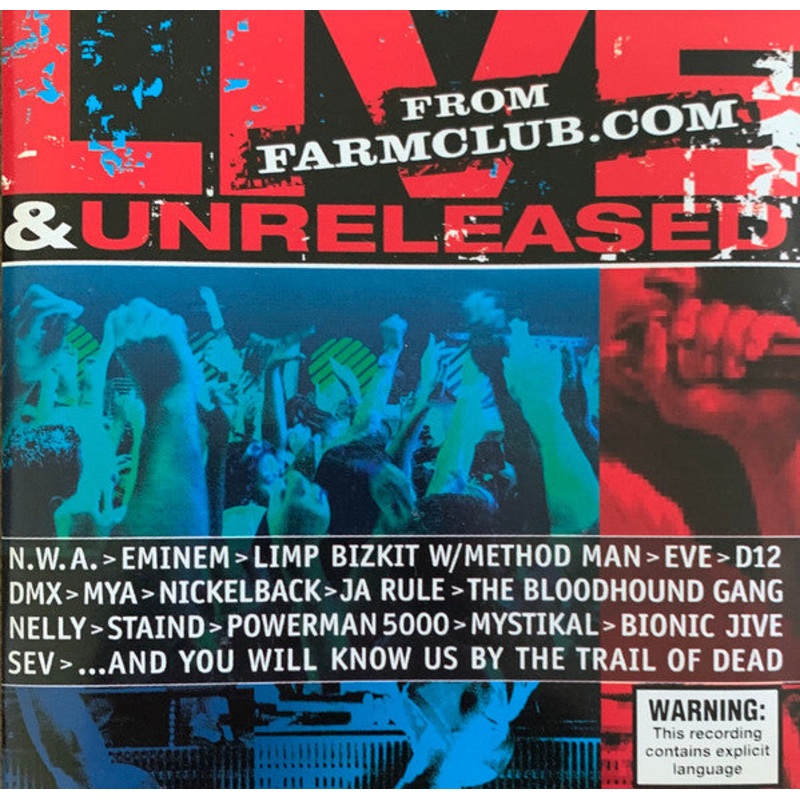 Various – Live & Unreleased From Farmclub.com (CD, Comp) (Very Good Plus (VG+))