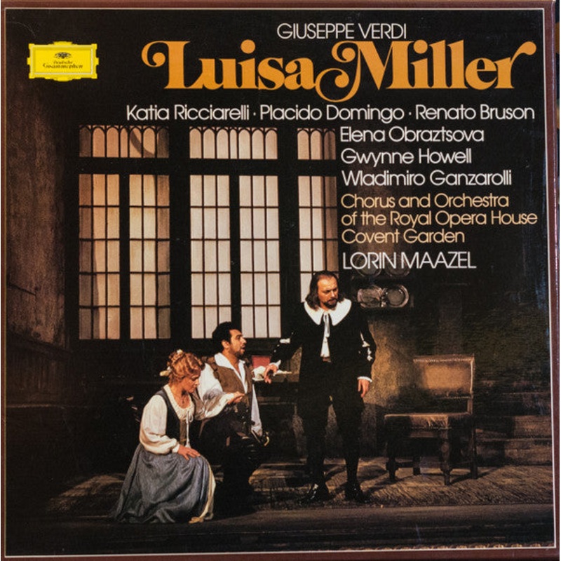 Verdi*, Ricciarelli*, Domingo*, Bruson*, Obraztsova*, Chorus* And Orchestra Of The Royal Opera House, Covent Garden, Maazel* – Luisa Miller (3xLP + Box) (Very Good Plus (VG+))