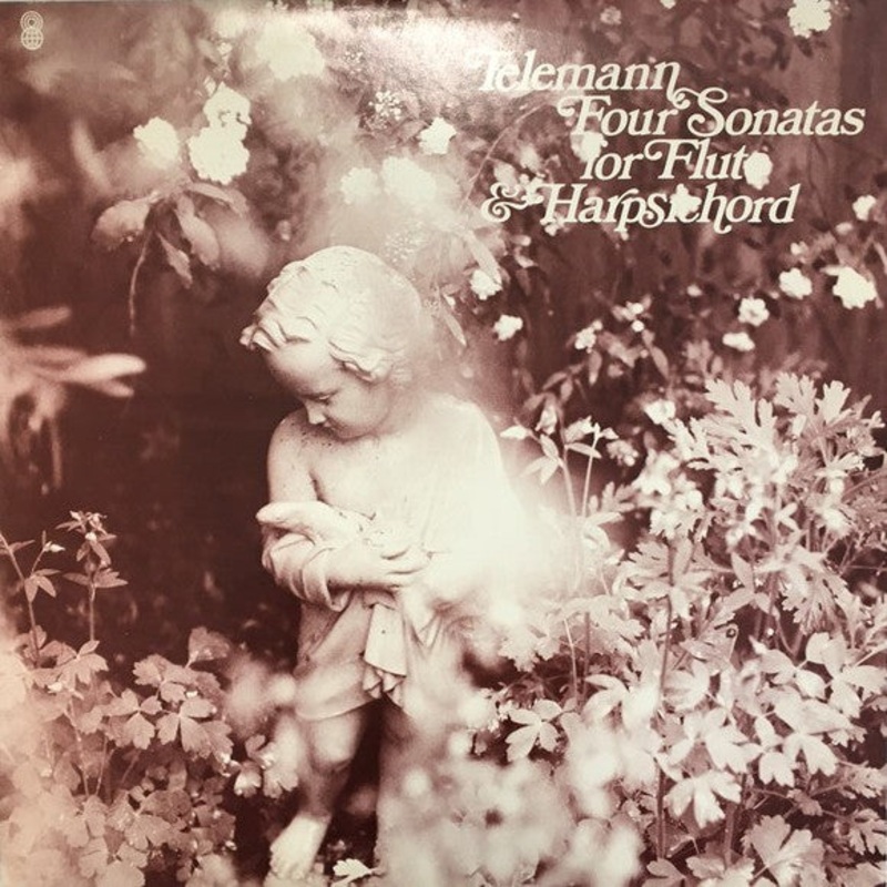 Georg Philipp Telemann – Four Sonatas For Flute & Harpsichord (LP, Album, Club, RE) (Very Good Plus (VG+))