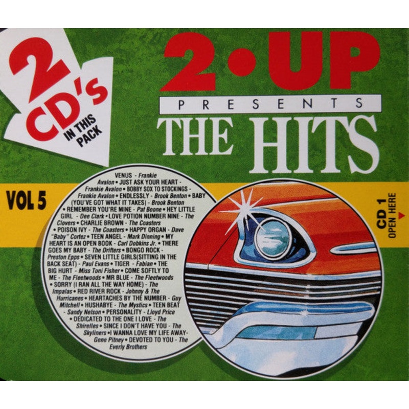 Various –  2 Up Presents The Hits Vol 5 (2xCD, Comp) (Very Good Plus (VG+))