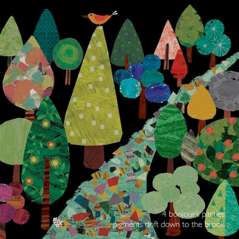 4 Bonjour’s Parties – Pigments Drift Down To The Brook (CD, Album) (Very Good Plus (VG+))