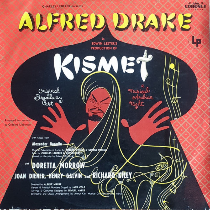 Alfred Drake & The Kismet Original Broadway Cast – Kismet (LP, Album, Mono) (Very Good Plus (VG+))