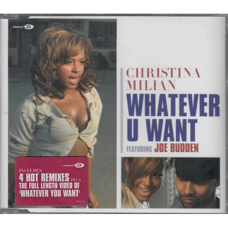 Christina Milian Featuring Joe Budden – Whatever U Want (CD, Single, Enh) (Very Good Plus (VG+))