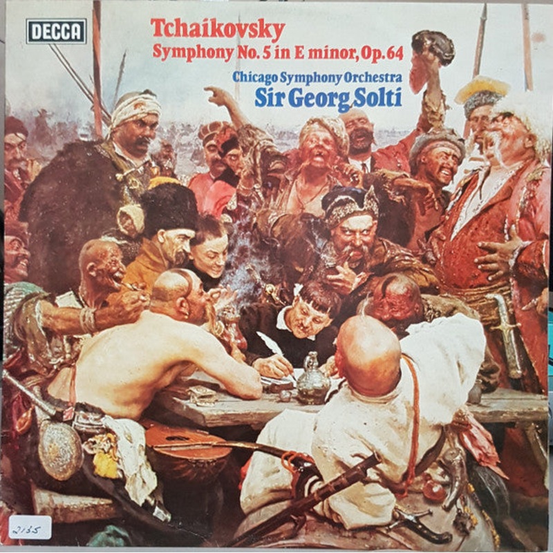 Tchaikovsky*, Chicago Symphony Orchestra, Sir Georg Solti* – Symphony No. 5 In E Minor, Op. 64 (LP, Album) (Very Good Plus (VG+))