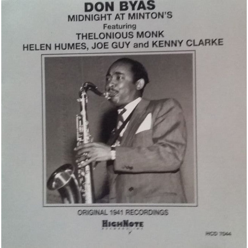 Don Byas – Midnight At Minton’s (CD, RE) (Very Good Plus (VG+))