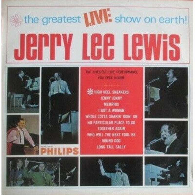 Jerry Lee Lewis – The Greatest Live Show On Earth (LP, Album, Mono) (Very Good Plus (VG+))