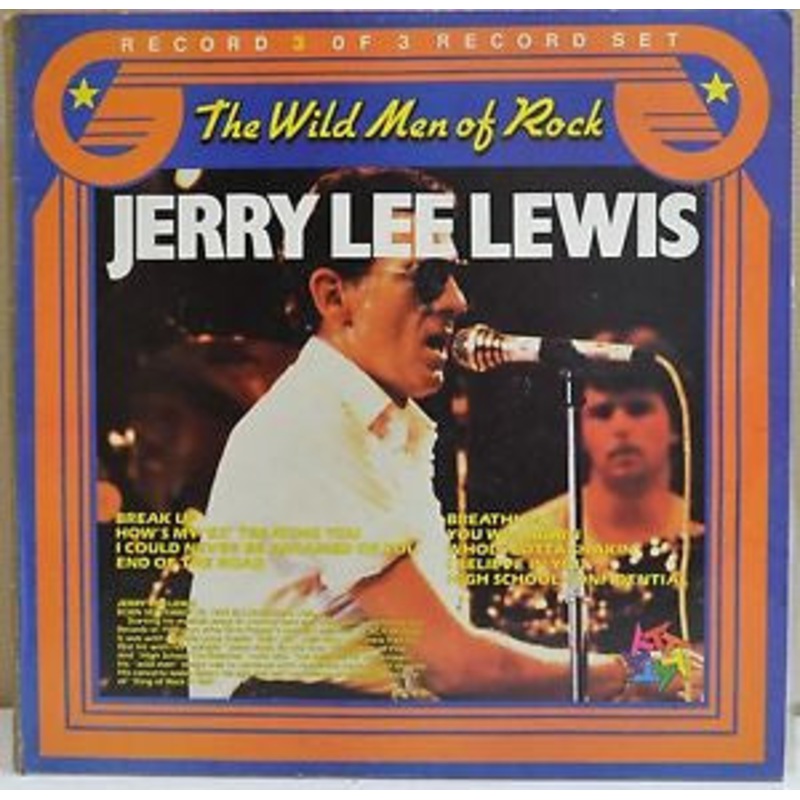 Little Richard / Jerry Lee Lewis – The Wild Men Of Rock (LP, Comp, Rec) (Very Good Plus (VG+))