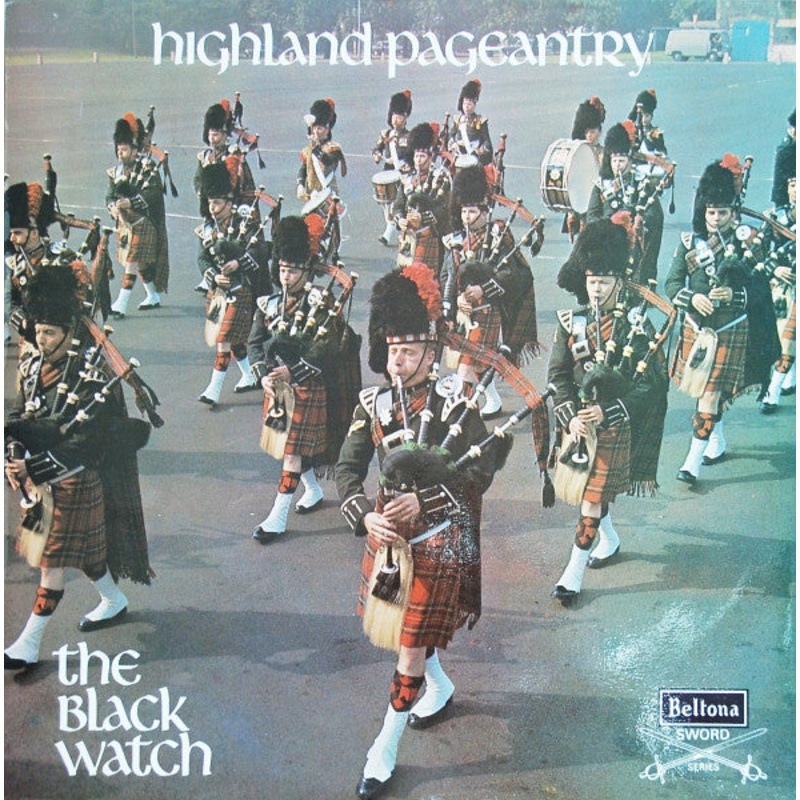 The Band Of The Black Watch – Highland Pageantry  (LP, Album) (Good Plus (G+))