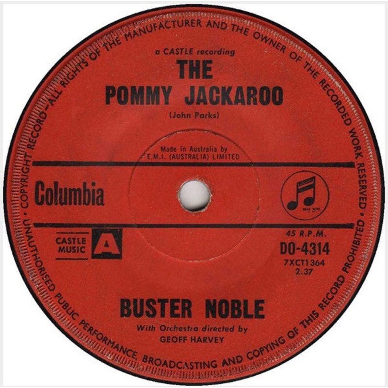 Buster Noble – The Pommy Jackaroo (7, Single) (Very Good (VG))