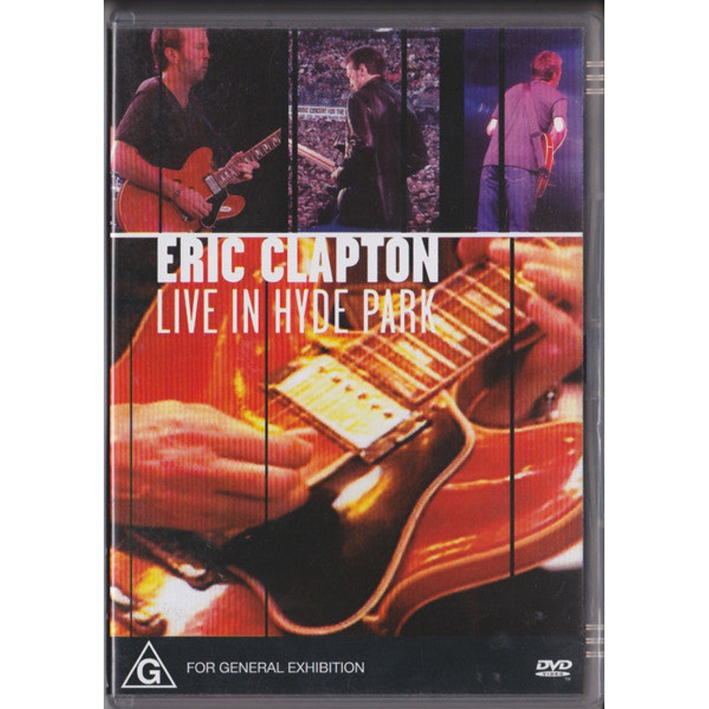 Eric Clapton – Live In Hyde Park (DVD-V, PAL) (Very Good Plus (VG+))