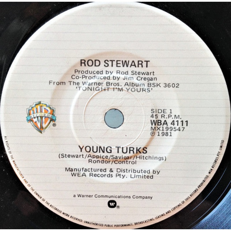 Rod Stewart – Young Turks (7, Single, Gen) (Very Good (VG))