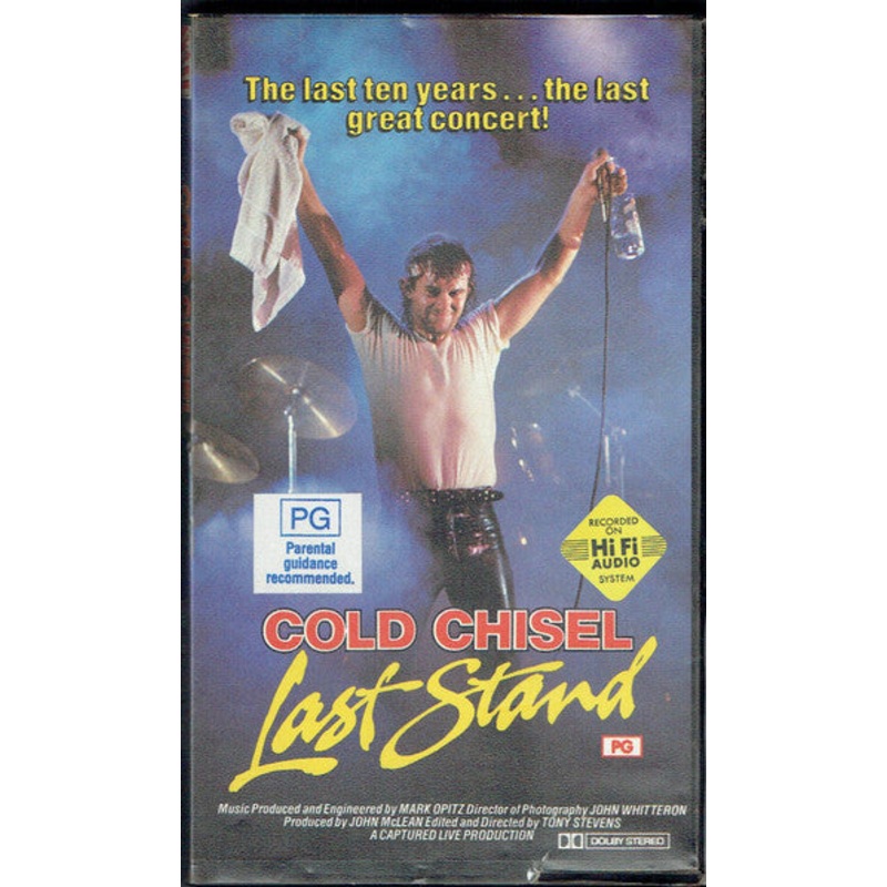 Cold Chisel – Last Stand (VHS) (Very Good Plus (VG+))