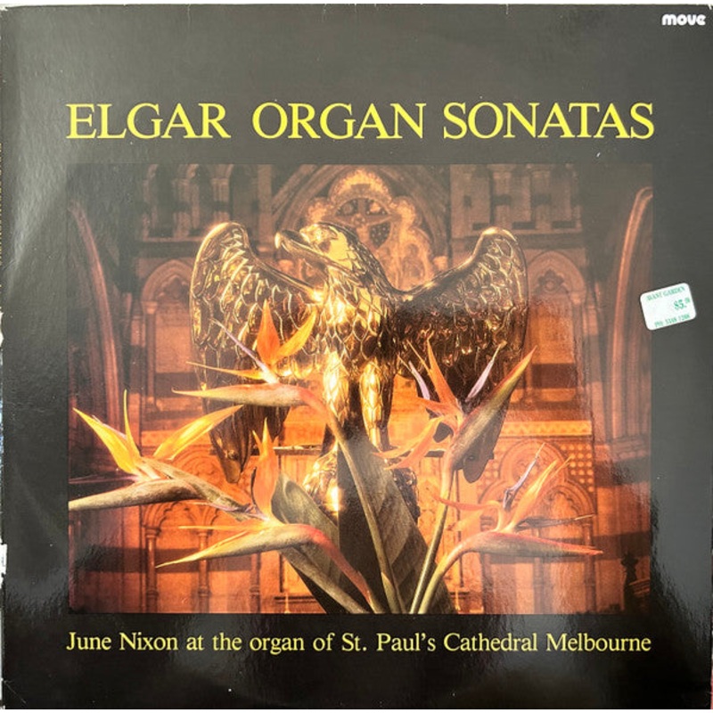 June Nixon – Elgar Organ Sonatas (LP) (Very Good Plus (VG+))
