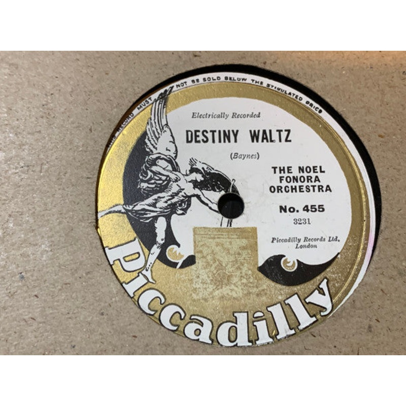 The Noel Fonora Orchestra – The Skaters Waltz / Destiny Waltz (Shellac, 10) (Very Good Plus (VG+))