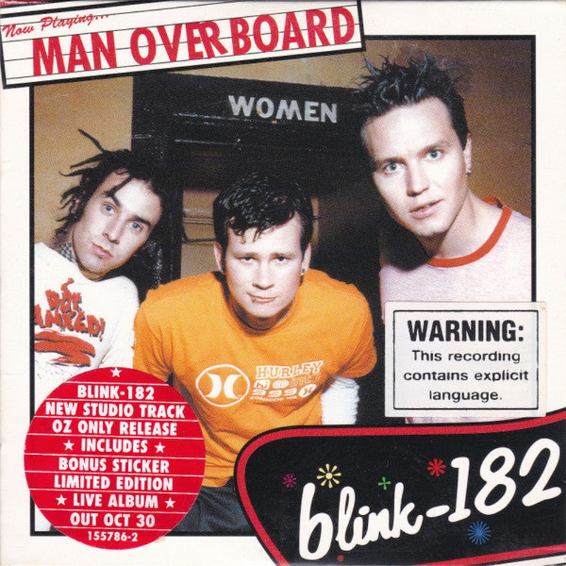 Blink-182 – Man Overboard (CD, Single) (Very Good Plus (VG+))