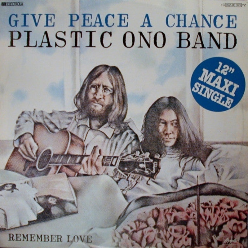 The Plastic Ono Band – Give Peace A Chance (12, Maxi) (Good Plus (G+))