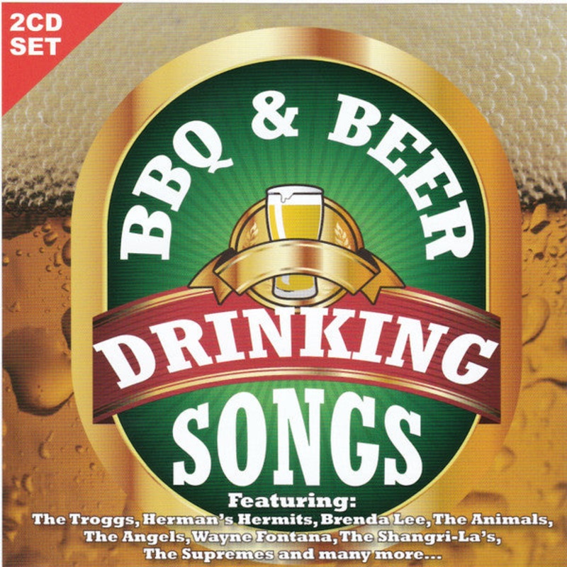 Various – BBQ And Beer Drinking Songs (2xCD, Comp) (Near Mint (NM or M-))