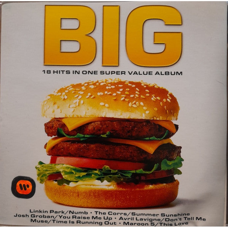 Various – BIG (18 Hits In One Super Value Album) (CD, Comp) (Fair (F))