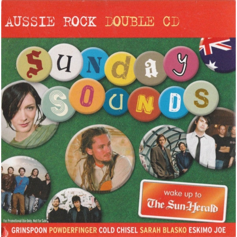 Various – Sunday Sounds – Aussie Rock (CD, Comp, Promo, CD1) (Very Good (VG))