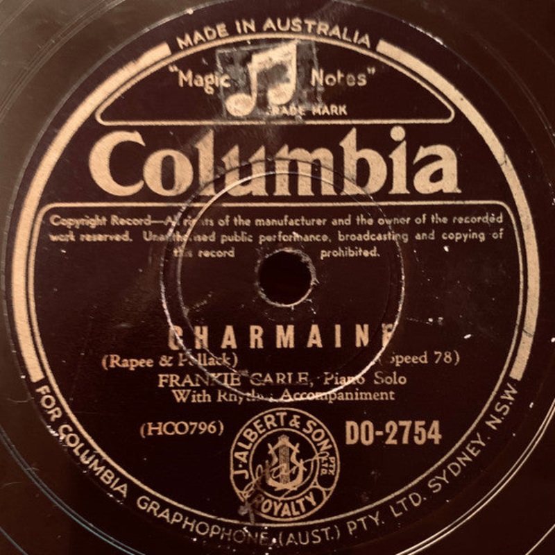 Frankie Carle – Charmaine / Diane (Shellac, 10, RP) (Very Good (VG))