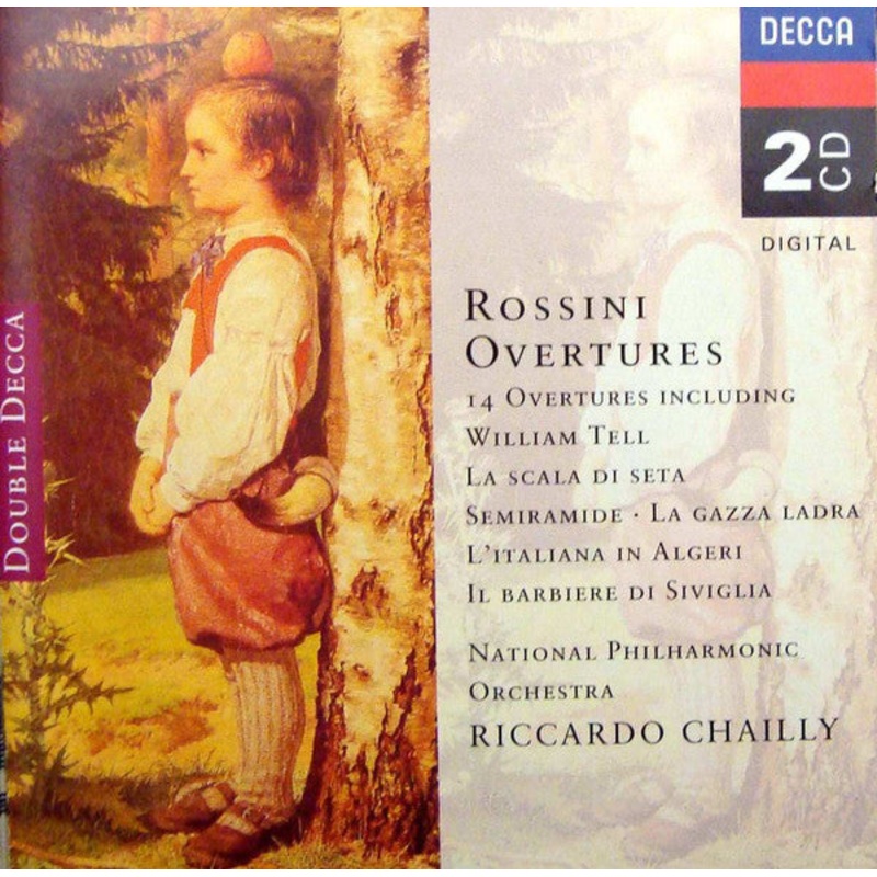 Gioacchino Rossini – National Philharmonic Orchestra, Riccardo Chailly – Overtures (2xCD, Comp) (Very Good (VG))