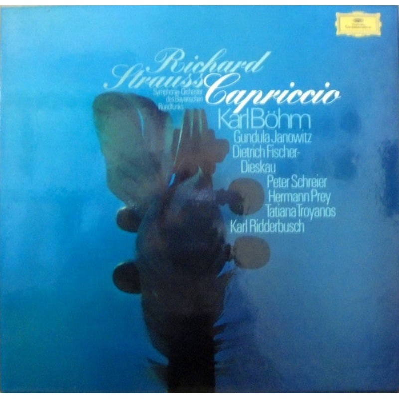 Richard Strauss – Symphonie-Orchester Des Bayerischen Rundfunks, Karl Bhm, Gundula Janowitz, Dietrich Fischer-Dieskau, Peter Schreier, Hermann Prey, Tatiana Troyanos, Karl Ridderbusch – Capriccio (3xLP, Album + Box) (Very Good Plus (VG+))