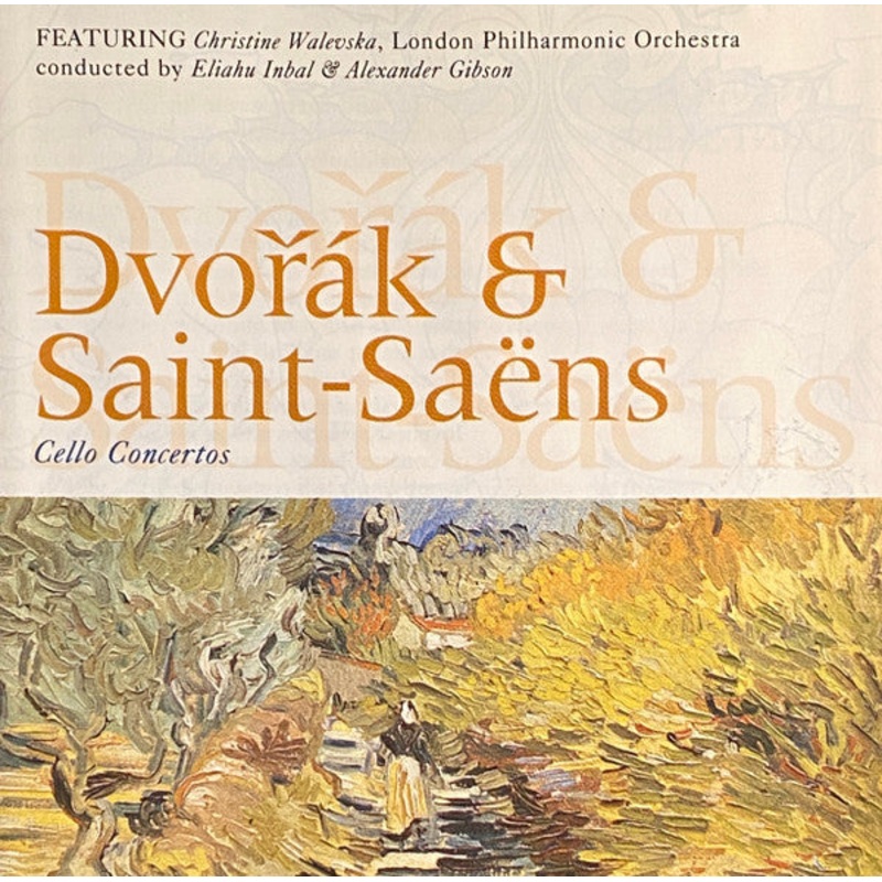 Dvok*, Saint-Sans* – Christine Walevska, Sir Alexander Gibson*, Eliahu Inbal – Dvorak & Saint-Saens Cello Concertos (CD, Comp, RE) (Very Good Plus (VG+))