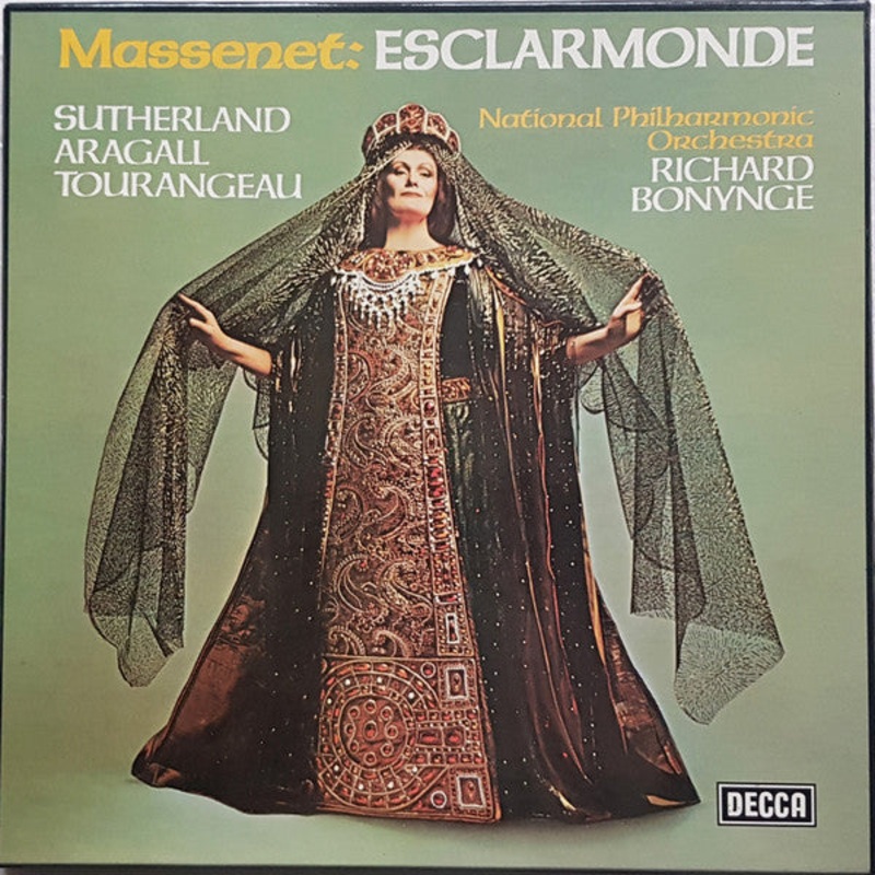 Massenet* / Sutherland*, Aragall*, Tourangeau*, Richard Bonynge – Esclarmonde (3xLP + Box) (Very Good Plus (VG+))