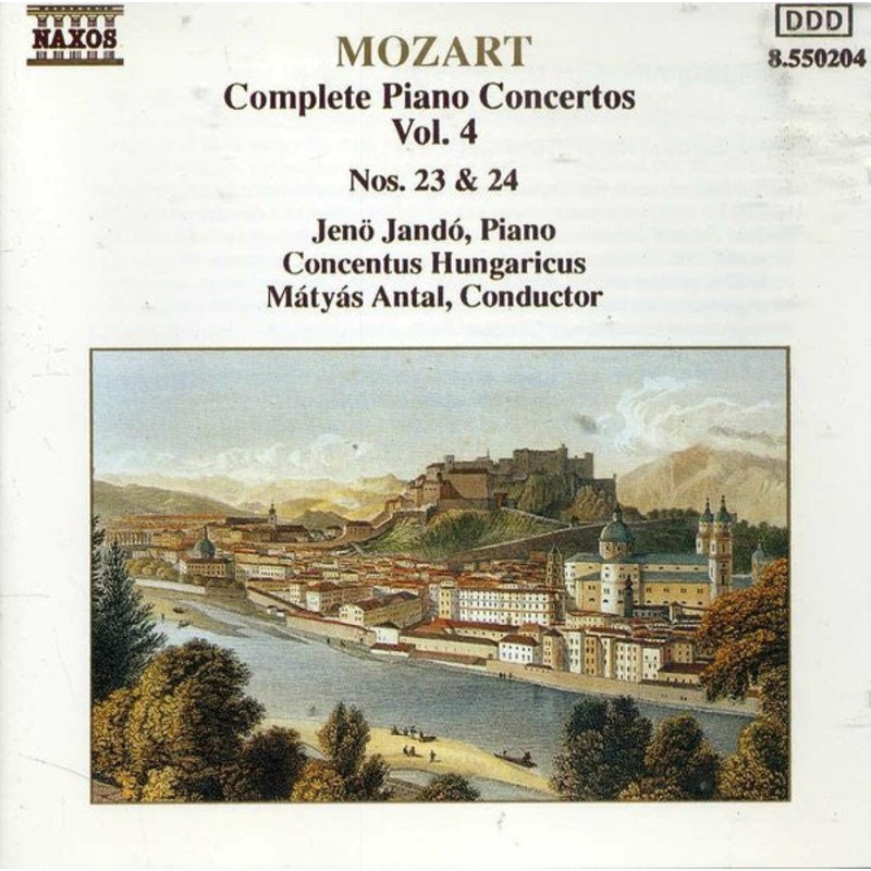 Mozart*  Jen Jand  Concentus Hungaricus  Mtys Antal – Complete Piano Concertos Vol. 4  Nos. 23 & 24 (CD, Album) (Very Good (VG))
