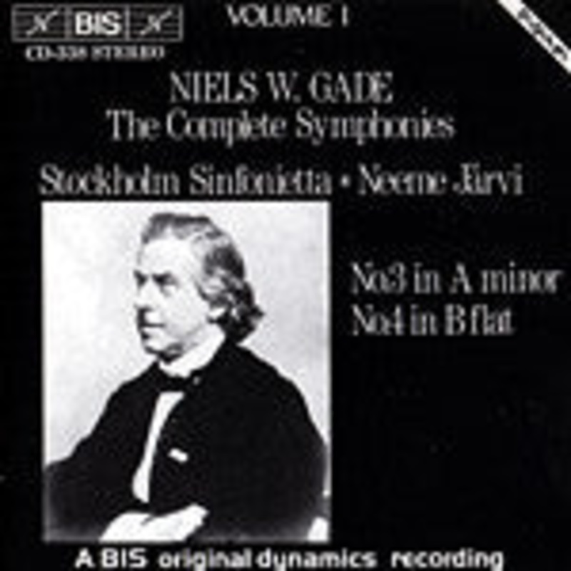 Niels W. Gade*, Stockholm Sinfonietta, Neeme Jrvi – The Complete Symphonies, Volume 1 – No.3 In A Minor / No. 4 In B Flat (CD) (Very Good Plus (VG+))