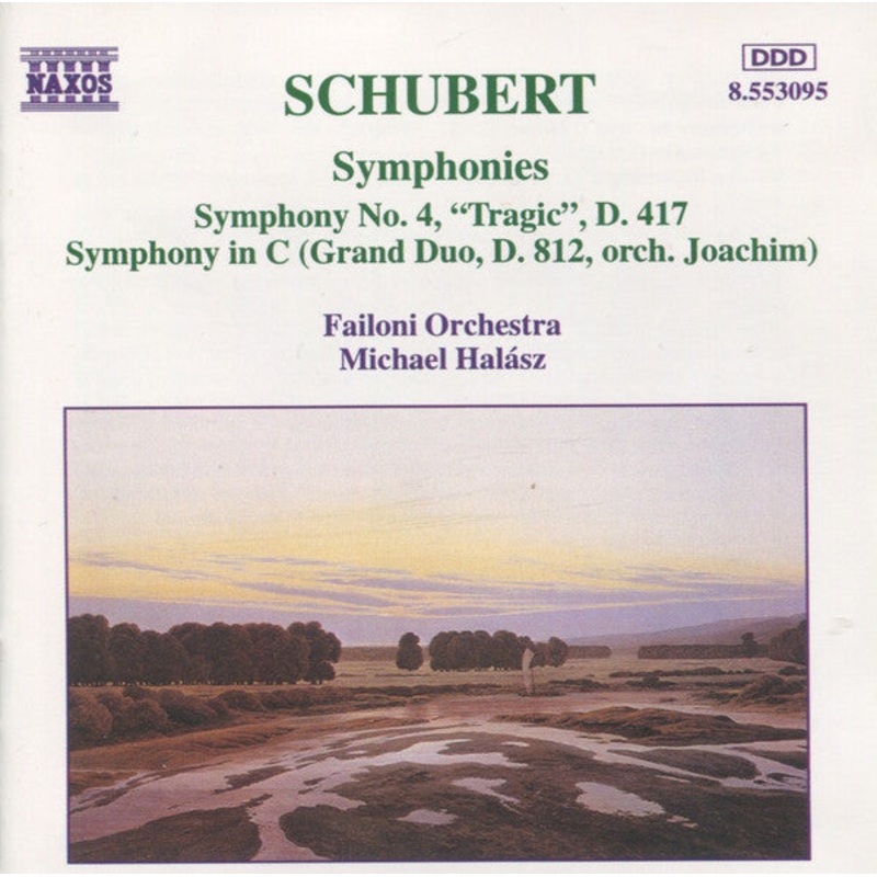 Schubert*, Failoni Orchestra*, Michael Halsz – Symphonies (Symphony No. 4 Tragic, D. 417 / Symphony In C (Grand Duo, D. 812, Orch. Joachim)) (CD, Album) (Very Good Plus (VG+))