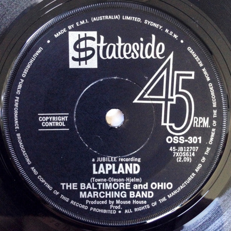 The Baltimore And Ohio Marching Band – Lapland / Condition Red (7, Single) (Very Good (VG))
