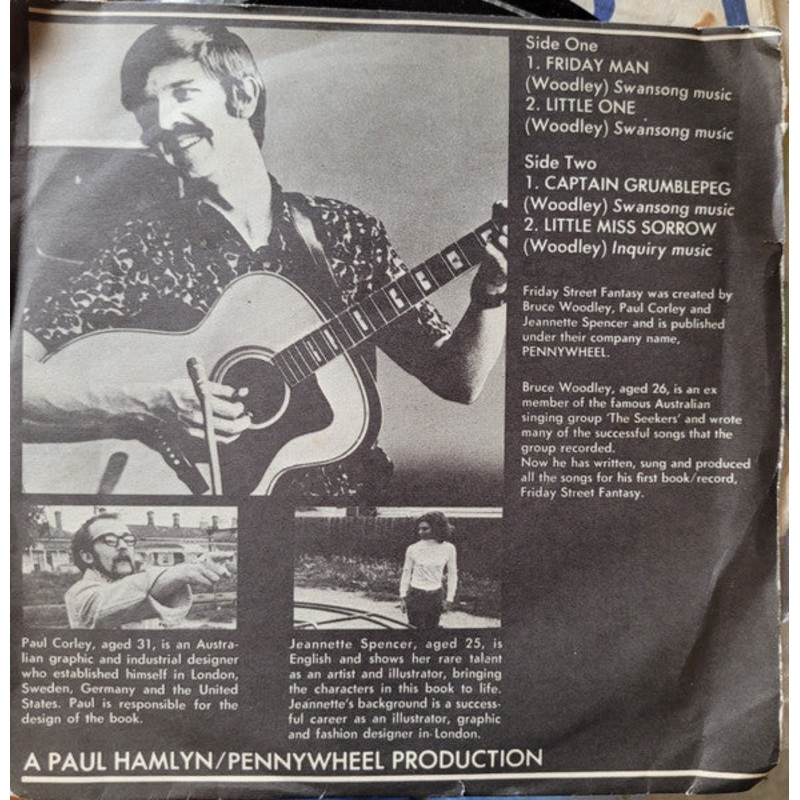 Bruce Woodley – Friday Street Fantasy (7, EP) (Very Good Plus (VG+))