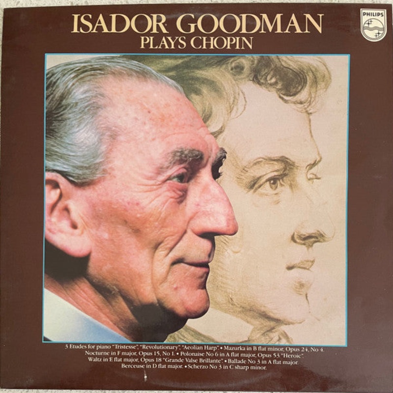 Frdric Chopin, Isador Goodman – Isador Goodman Plays Chopin (LP, Album, Red) (Very Good Plus (VG+))