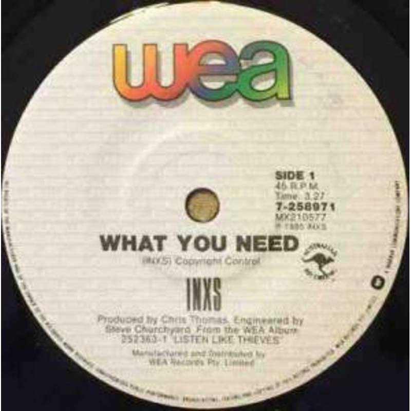 INXS – What You Need (7, Single) (Very Good Plus (VG+))