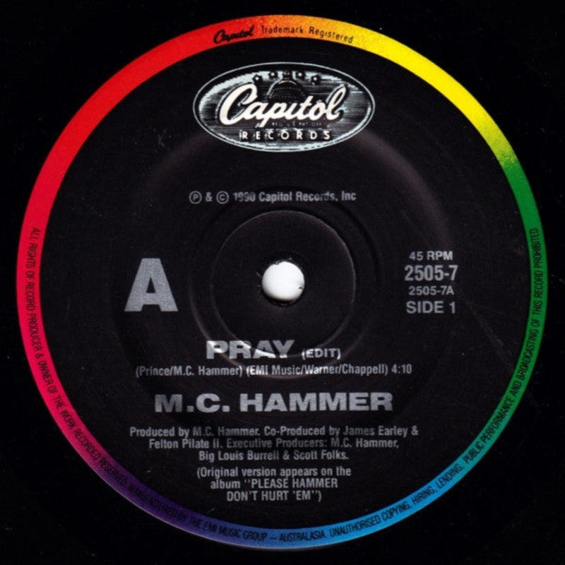 MC Hammer – Pray (7, Single) (Very Good (VG))