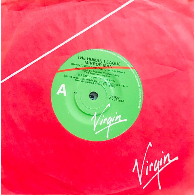 The Human League – Mirror Man (7, Single) (Very Good Plus (VG+))