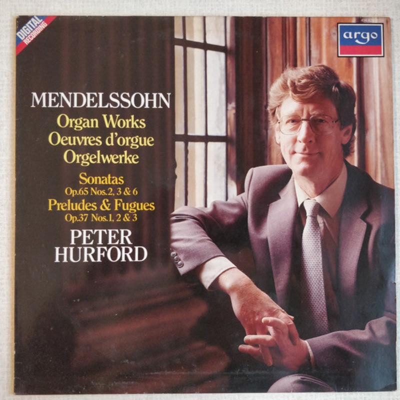 Felix Mendelssohn-Bartholdy, Peter Hurford – Organ Works (LP) (Very Good Plus (VG+))